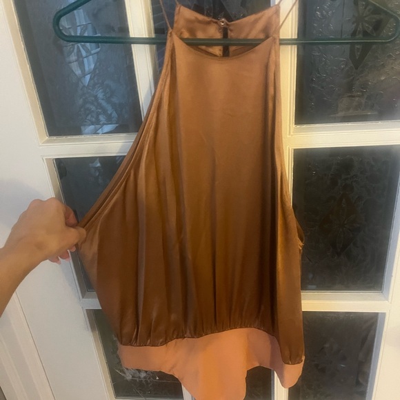 The Sei - 100% Silk Bodysuit | High Fashion | Size 10 - Picture 5 of 7